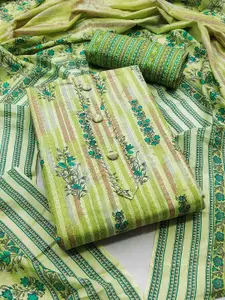 Peachmode Floral Printed Pure Cotton Unstitched Dress Material