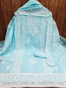 Peachmode Embroidered Unstitched Dress Material