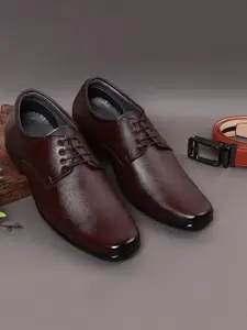 HikBi Leather Lace-Ups LightWeight & Comfort Formal Derbys