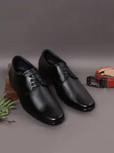 HikBi Round Toe Leather Formal Derby
