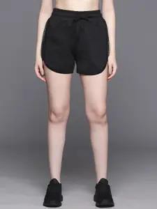 HRX by Hrithik Roshan Women Regular Fit Mid-Rise Shorts