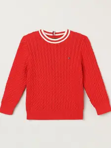 Tommy Hilfiger Boys Cable Knit Pullover