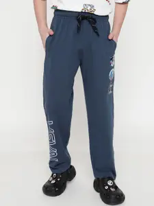 Octave Boys Printed Cotton Mid-Rise Track Pant