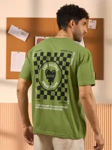 Beyoung Men Typography Printed Round Neck T-shirt