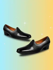 Bxxy Men Textured Slip-On Elevator Casual Shoes