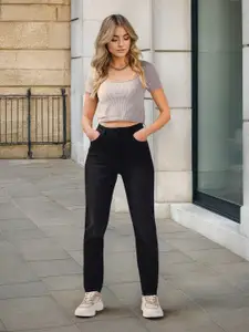 Flying Machine Women High-Rise Stretchable Straight Fit Jeans