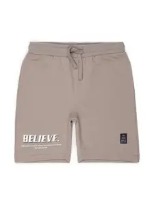 Alan Jones Boys Mid-Rise Knee Length Regular Shorts