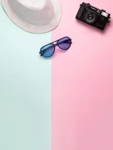 Fastrack Men Aviator Sunglasses with UV Protected Lens Fastrack-P426BU4