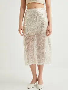 Koton Embellished Midi Skirt