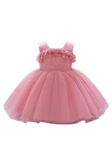 StyleCast x Revolte Applique Fit & Flare Dress