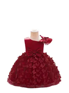 StyleCast x Revolte Applique Fit & Flare Maxi Dress