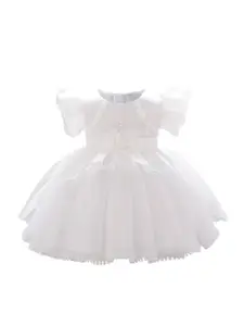 StyleCast x Revolte Flutter Sleeves Balloon Dress