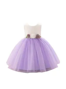 StyleCast x Revolte Embellished Applique Fit & Flare Dress