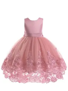 StyleCast x Revolte Applique Fit & Flare Maxi Dress