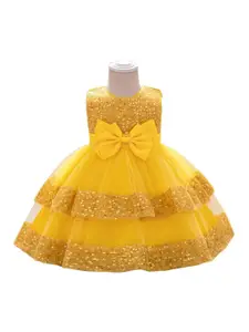 StyleCast x Revolte Embellished Sequined Fit & Flare Maxi Dress