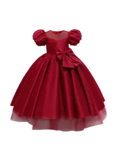 StyleCast x Revolte Puff Sleeve Gown Maxi Dress