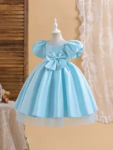 StyleCast x Revolte Puff Sleeves Gown Maxi Dress