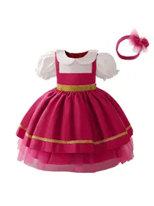 StyleCast x Revolte Peter Pan Collar Layered Empire Dress