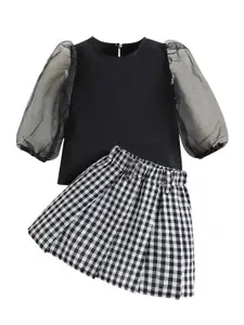 StyleCast x Revolte Girls Top with Skirt
