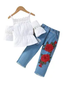 StyleCast x Revolte Girls Top with Trousers