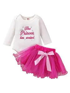 StyleCast x Revolte Girls Printed Top with Skirt