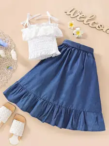 StyleCast x Revolte Girls Top with Skirt