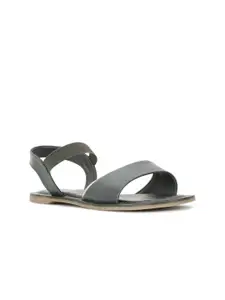 Bata Women Open Toe Flats With Backstrap