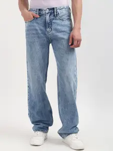Calvin Klein Men Mildly Distressed Heavy Fade Jeans