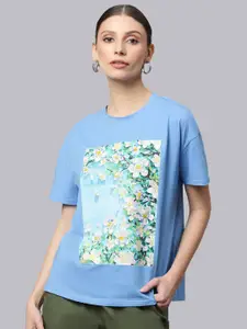 Global Republic Floral Print Cotton Top