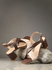 KARADDI Brown Confortable & Lightweight Heels