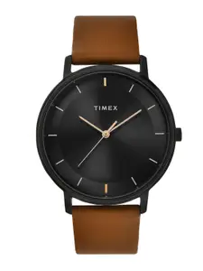 Timex Men Dial & Leather Straps Analogue Watch TW0TG8016-JIT