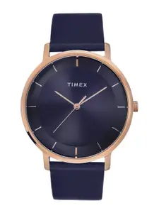 Timex Men Dial & Leather Straps Analogue Watch TW0TG8015-JIT