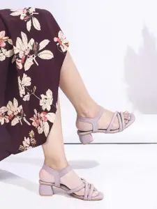 JM Looks Embellished Block with Buckles