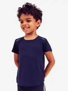Domyos By Decathlon Boys Solid Round Neck T-Shirt