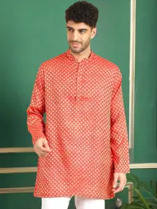 TATTVA Men Ethnic Motifs Thread Work Kurta