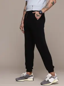 WROGN Men Comfort Fit Fuzzy Joggers