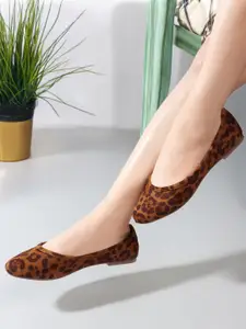 Carlton London Women Printed Party Open Toe Flats