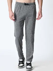 BAESD Men Printed Mid-Rise Track Pants