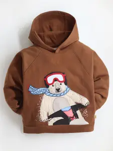 Cherry Crumble Boys Printed Hooded Sweatshirt