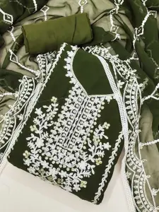 Panzora Embroidered Unstitched Dress Material