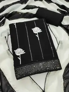 Panzora Embroidered Unstitched Dress Material