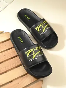 SPYKAR Men Printed Sliders