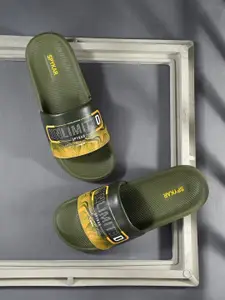 SPYKAR Men Printed Sliders