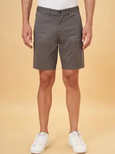 BYFORD by Pantaloons Men Striped Slim Fit Mid-Rise Cotton Chino Shorts