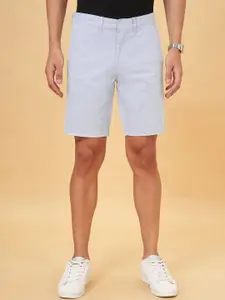 BYFORD by Pantaloons Men Slim Fit Mid-Rise Cotton Shorts