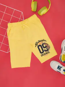 Pantaloons Junior Boys Typography Printed High-Rise Shorts