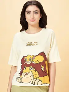 Dreamz by Pantaloons Women Printed Cotton Lounge T-shirt