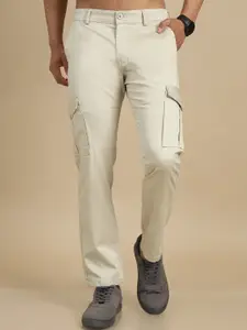 Bushirt Men Smart Slim Fit Cargos Trousers