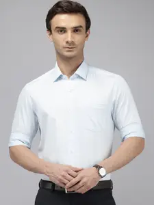 Arrow Manhattan Slim Fit Opaque Printed Formal Shirt