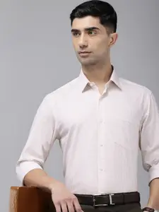 Arrow Manhattan Slim Fit Micro Checks Pure Cotton Formal Shirt